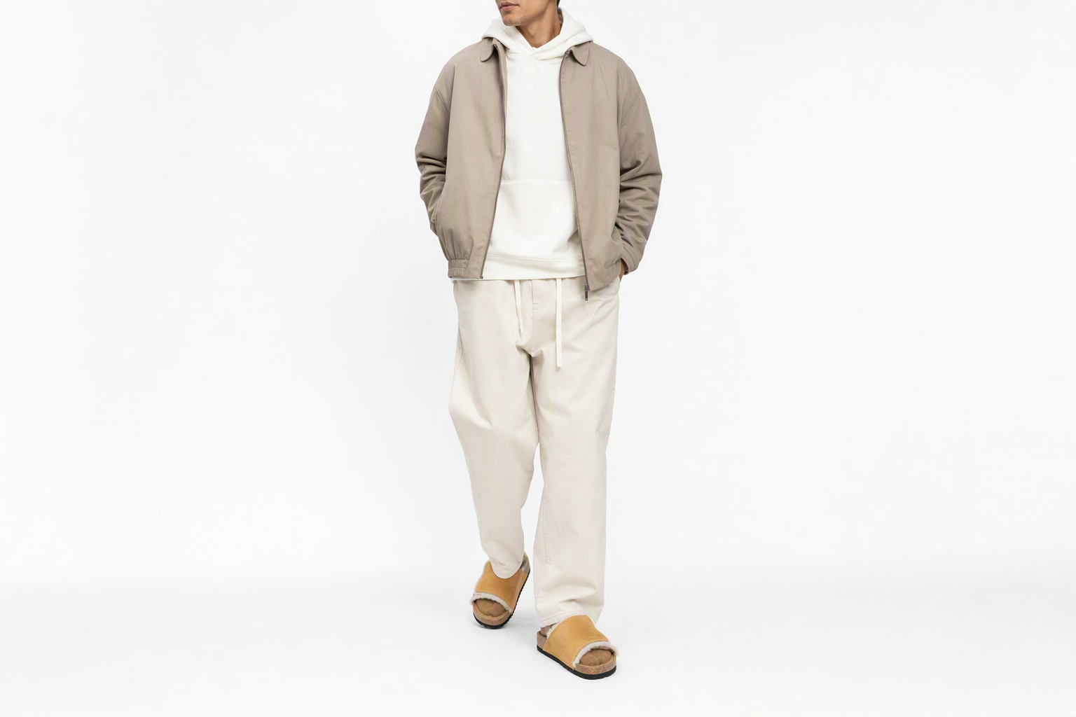 Order Birkenstock Solana Shearling Slide Stussy Karamell 1027686
