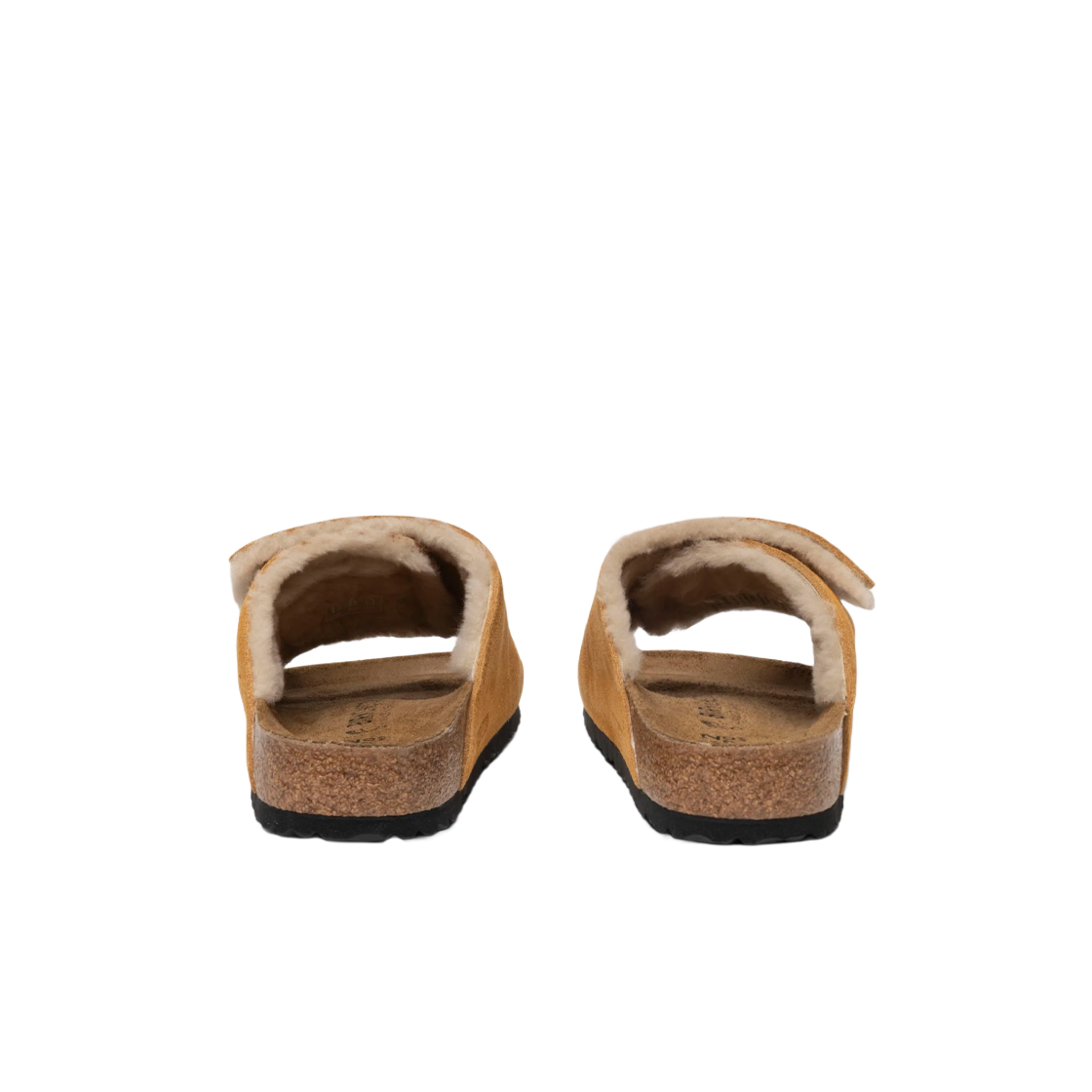 Lookbook Birkenstock Solana Shearling Stussy 焦糖色凉拖鞋 1027686