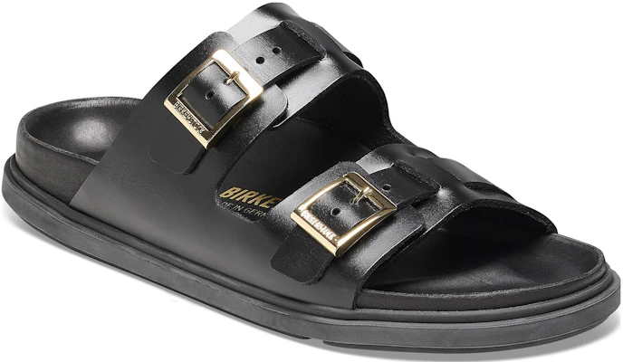 Birkenstock St Barths Natural Leather Narrow Fit 'Black' 1025245 Order Birkenstock St Barths Natural Leather Narrow Fit 'Black' 1025245
