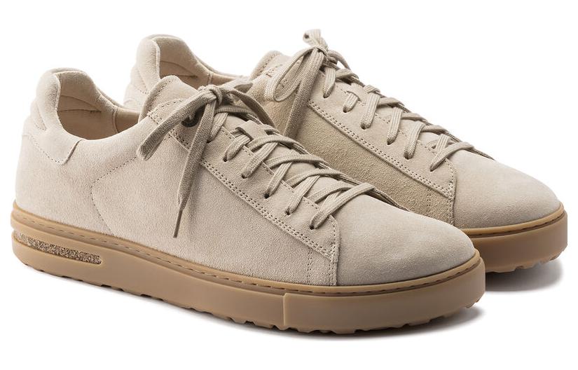 Birkenstock Suede CMFT Round-Toe Lace-Up Low-Top Sneaker 'Sand Regular Edition' 圖 3