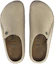 Shop Birkenstock 麂皮舒适圆头厚底拖鞋 ‘浅灰色’ 1024294