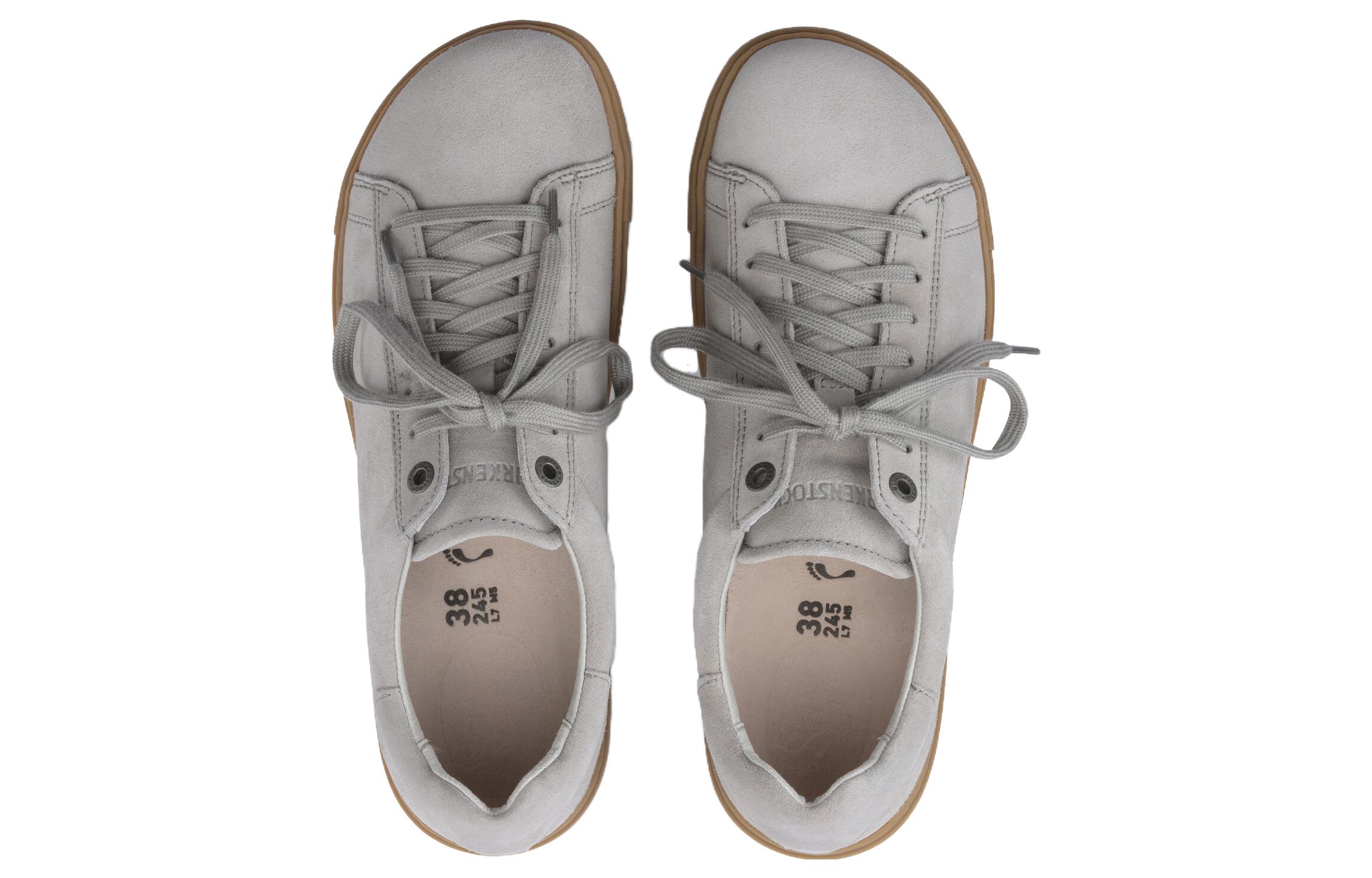 Shop Birkenstock Scamosciate Basse ''Moda Casual Grigio'' 1024890