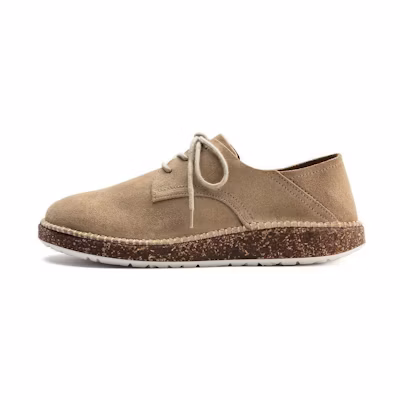 Birkenstock Suede Low-Top 'Simple Round Toe Sand'