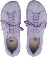 Shop Birkenstock 絨面皮 舒適透氣百搭圓頭繫帶 低筒布鞋 男女均適 烟紫色 標準版