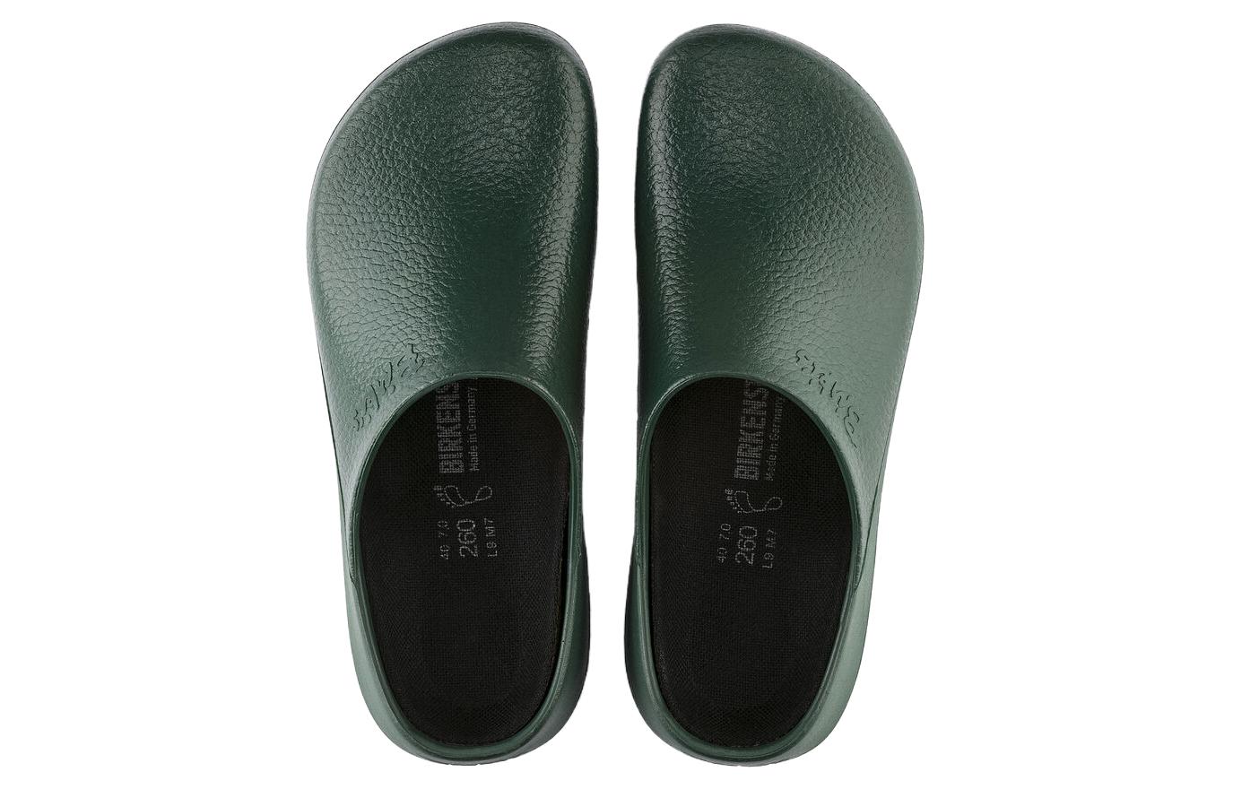 Lookbook Birkenstock Super-Birki Polyurethane Sandals 'Dark Green' 1027183