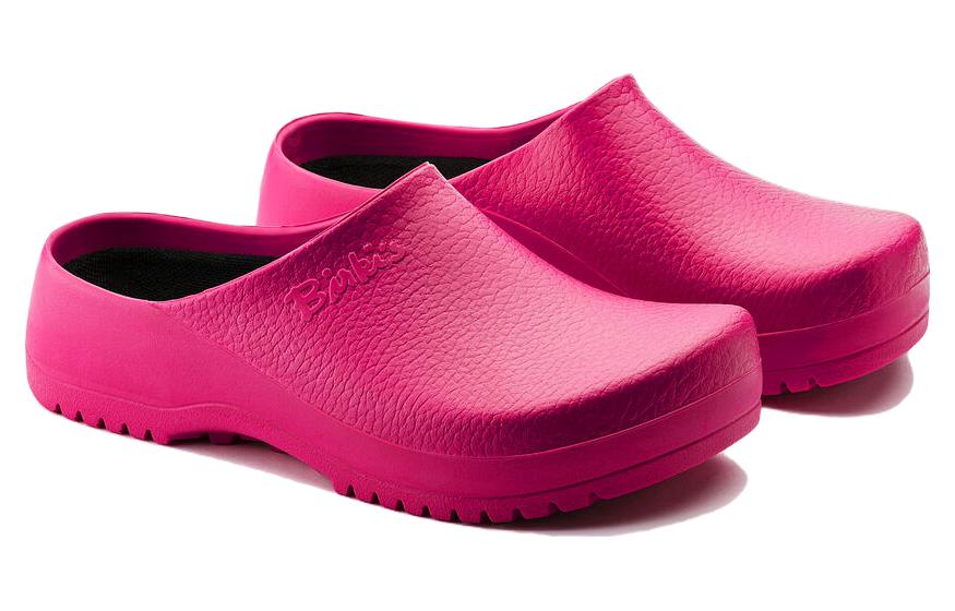 Lookbook Kasut Birkenstock Super-Birki Poliuretana 'Raspberry Sorbet' 0068651