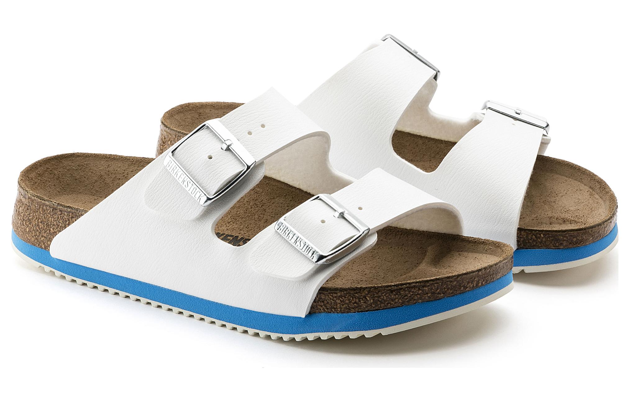 Birkenstock Synthetic Leather Slider 'White CMFT Platform' 圖 3