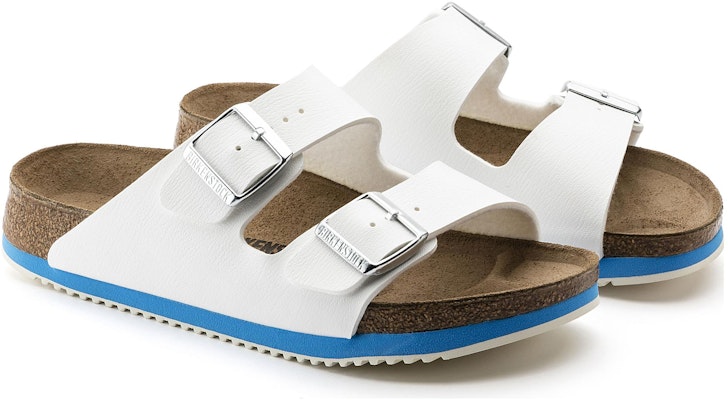 Birkenstock Synthetic Leather Slider 'White Comfort Platform' 0230124 Lookbook Birkenstock Synthetic Leather Slider 'White Comfort Platform' 0230124
