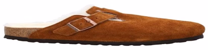 Birkenstock UGG Boston Shearling 'Brown Slippers' 1001141SFMI Birkenstock UGG Boston Shearling 'Brown Slippers' 1001141SFMI