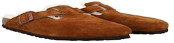 Order Birkenstock UGG Boston Shearling 'Selipar Coklat' 1001141SFMI