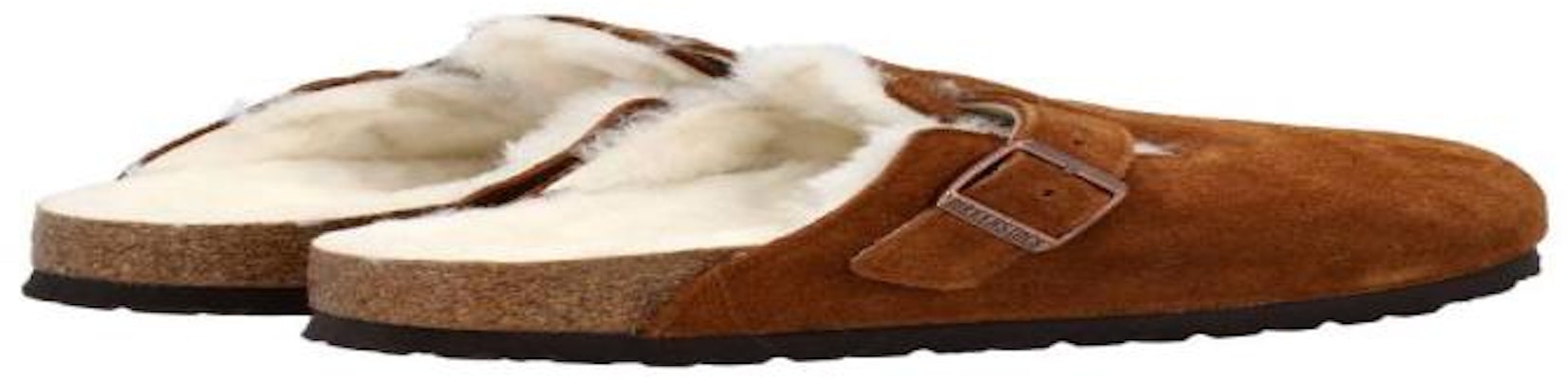 Birkenstock UGG Boston Shearling 'Brown Slippers' 1001141SFMI Lookbook Birkenstock UGG Boston Shearling 'Brown Slippers' 1001141SFMI
