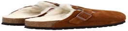 Lookbook Birkenstock UGG Boston Shearling 'Selipar Coklat' 1001141SFMI