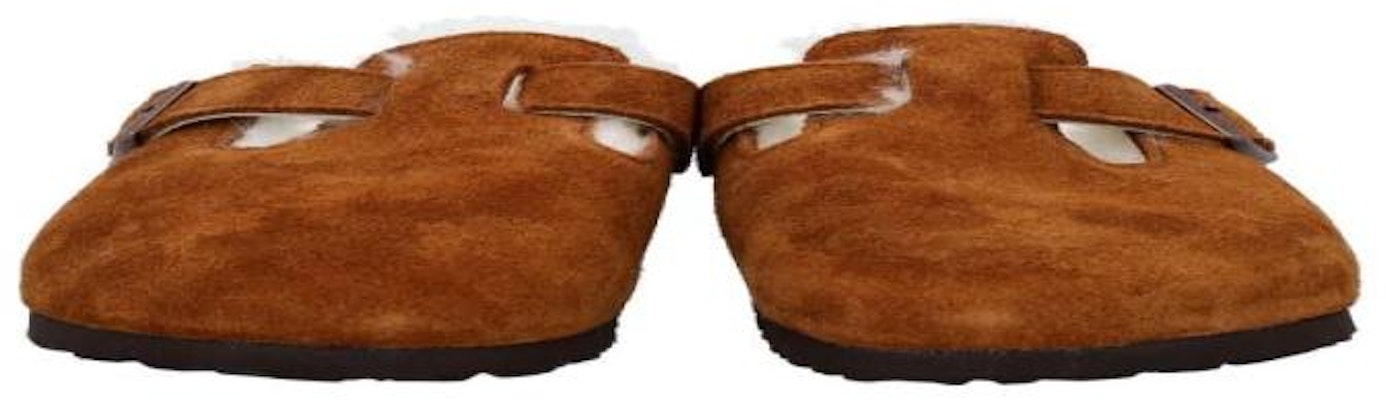 Birkenstock UGG Boston Shearling 'Brown Slippers' 1001141SFMI Shop Birkenstock UGG Boston Shearling 'Brown Slippers' 1001141SFMI