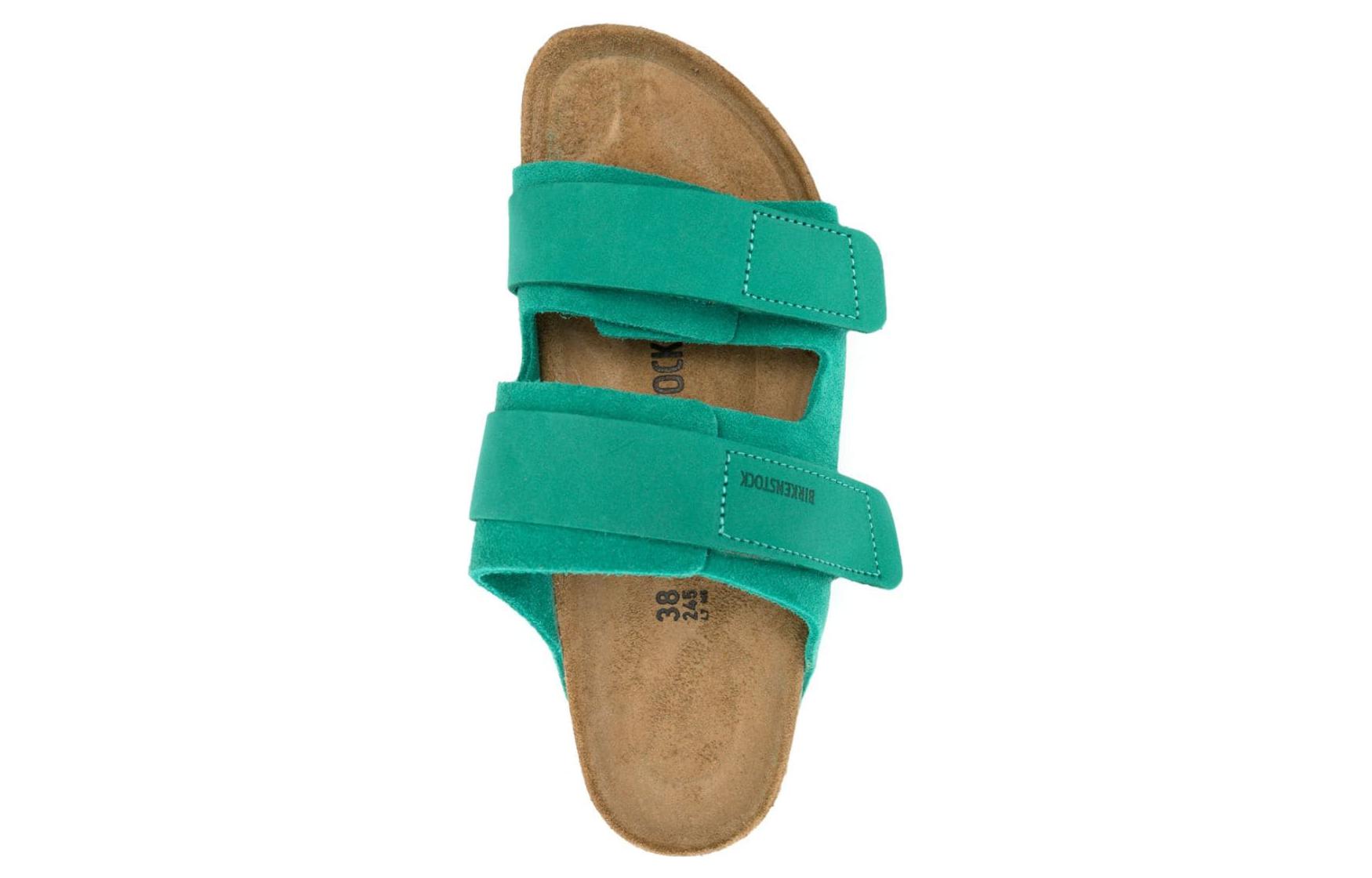 Shop Birkenstock Uji Nubuck Digital 'Green' 1025644