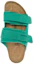 Shop Birkenstock Uji Nubuck Digital 'Green' 1025644