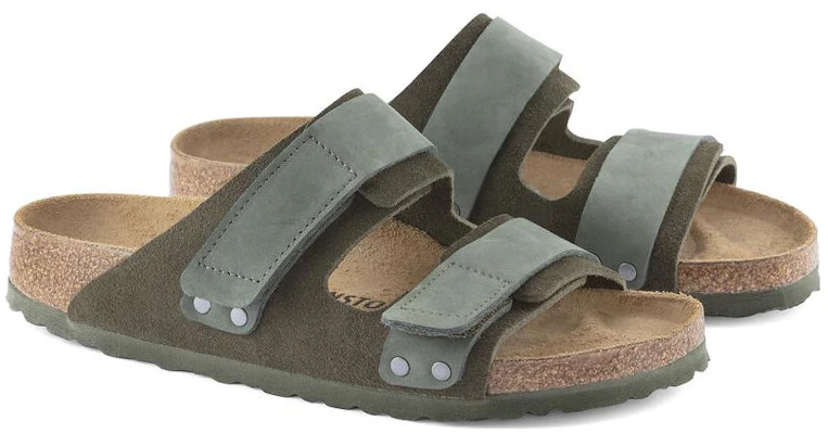Sandalias Birkenstock Uji de Nubuck y Gamuza Ajuste Estrecho 'Thyme'. 1024833 Lookbook Sandalias Birkenstock Uji de Nubuck y Gamuza Ajuste Estrecho 'Thyme'. 1024833