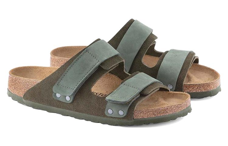 Lookbook Birkenstock Uji Kulit Nubuck Suede 'Thyme' 1024803