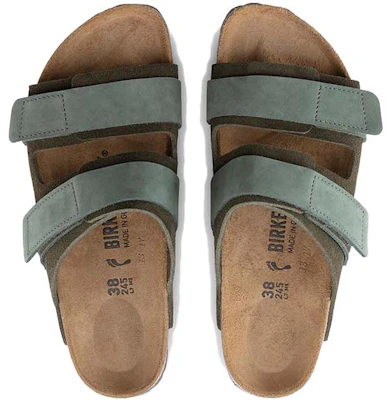 Birkenstock Uji Kulit Nubuck Suede 'Thyme' 1024803 Shop Birkenstock Uji Kulit Nubuck Suede 'Thyme' 1024803