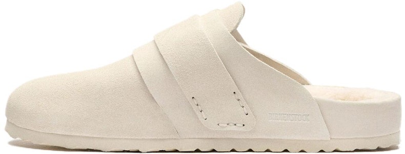 TEKLA x Birkenstock 絨面 舒適百搭 包頭拖鞋 男女款 白色 Buy TEKLA x Birkenstock 絨面 舒適百搭 包頭拖鞋 男女款 白色