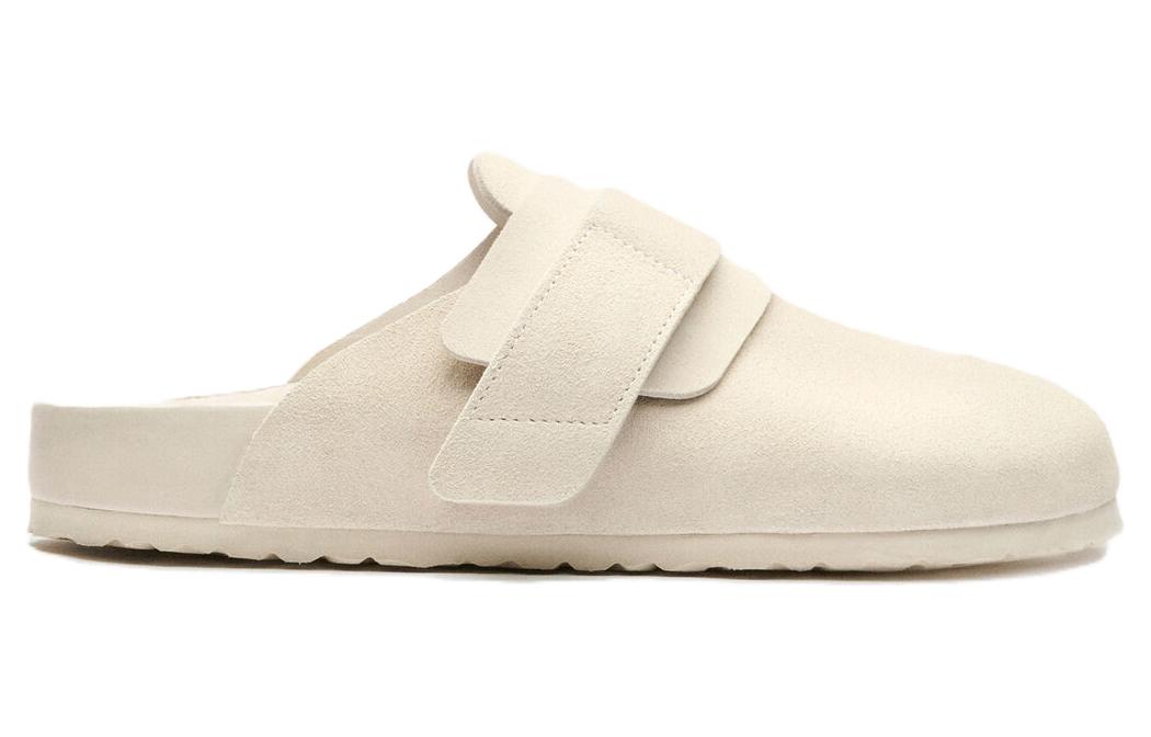 Order TEKLA x Birkenstock 絨面 舒適百搭 包頭拖鞋 男女款 白色