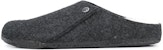 Birkenstock Zermatt Shearling Clog Wool Felt Anthracite Lelasan Bulu Kelabu 1015090/1015084