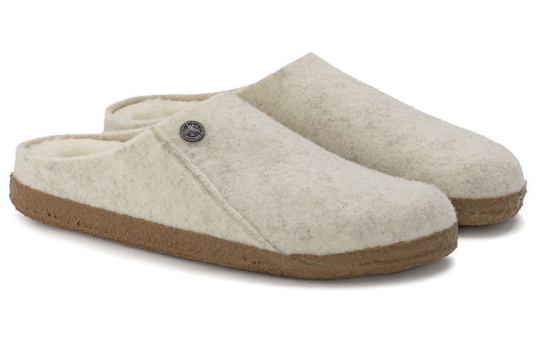 Order Birkenstock Zermatt Shearling Clog Wool Felt Ecru 1023194/1023195