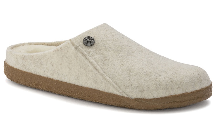 Lookbook Birkenstock Zermatt Shearling Clog Wool Felt Ecru 1023194/1023195