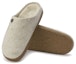 Shop Birkenstock Zermatt Shearling Clog Wool Felt Ecru Lelungan Bulu 1023194/1023195