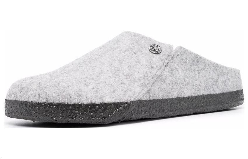 Shop Birkenstock Zermatt Shearling Feltro di Lana 1015092 ''Grigio Chiaro'' 1015092/1015086