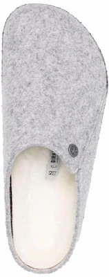 Birkenstock Zermatt Shearling Feltro di Lana 1015092 ''Grigio Chiaro'' 1015092/1015086 Details for Birkenstock Zermatt Shearling Feltro di Lana 1015092 ''Grigio Chiaro'' 1015092/1015086