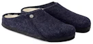 Shop Birkenstock Zermatt Shearling Wool Felt Narrow Fit 1017539 'Dark Blue' 1017535/1017539