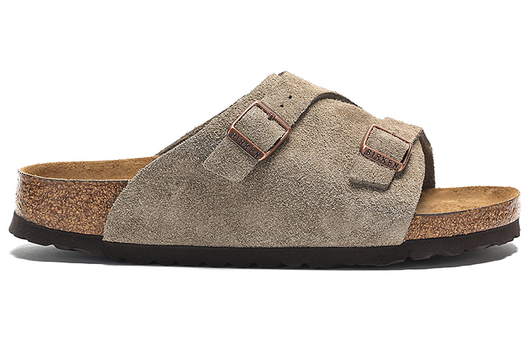 Order Birkenstock Zrich Soft Footbed Kulit Suede 'Taupe' 1009532