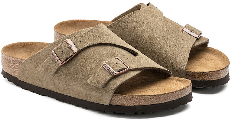 Birkenstock Zrich Soft Footbed Kulit Suede 'Taupe' 1009532 Shop Birkenstock Zrich Soft Footbed Kulit Suede 'Taupe' 1009532