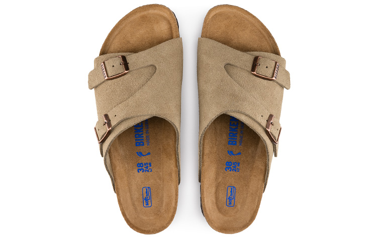 Purchase Birkenstock Zrich Soft Footbed Kulit Suede 'Taupe' 1009532