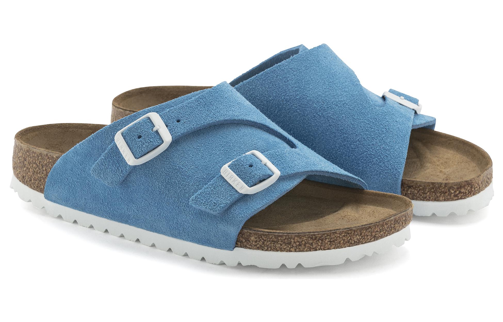 Birkenstock Zrich Suede Leather 'Sky Blue' 圖 3