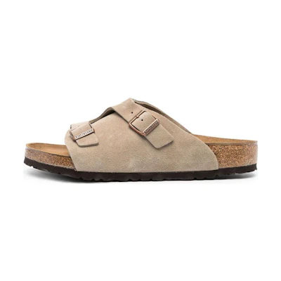 Birkenstock Zrich Suede Leather 'Stone Coin'