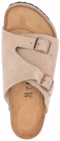 Shop Birkenstock Zrich Suede Leather 'Stone Coin' 0050461