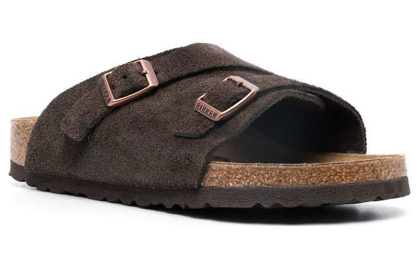Birkenstock Zrich Suede Leather Narrow Fit 'Mocca' 圖 2