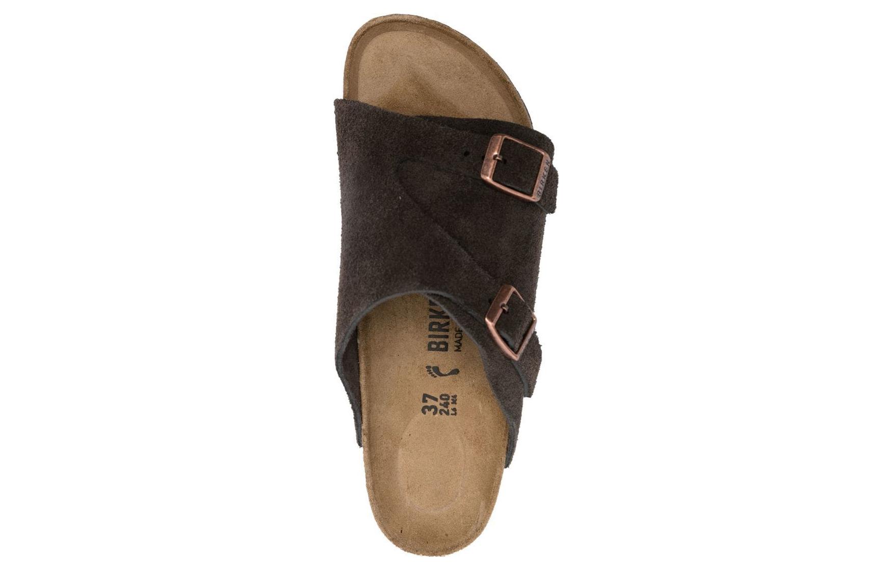 Birkenstock Zrich Suede Leather Narrow Fit 'Mocca' 圖 4