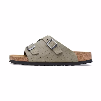 Birkenstock Zurich 'Grey Velvet Leather'