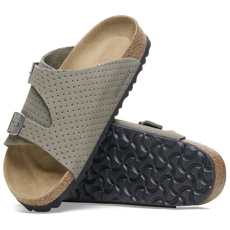 Birkenstock Zurich 'Grey Velvet Leather' 圖 6