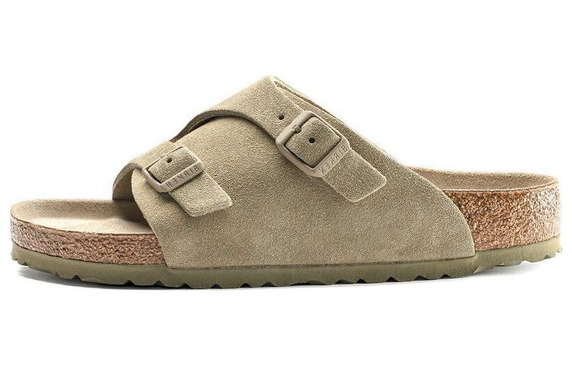 Buy Birkenstock Zurich Soft Footbed Suede Sandals'Faded Khaki' 1019197