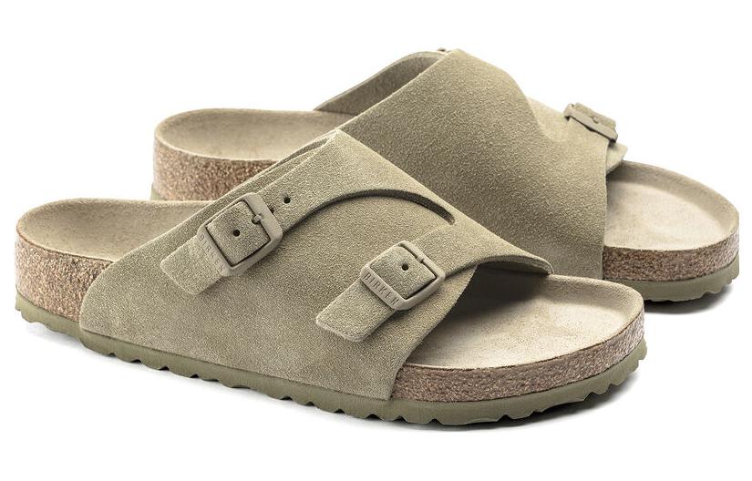Birkenstock Zurich Soft Footbed Suede Sandals'Faded Khaki' 圖 2