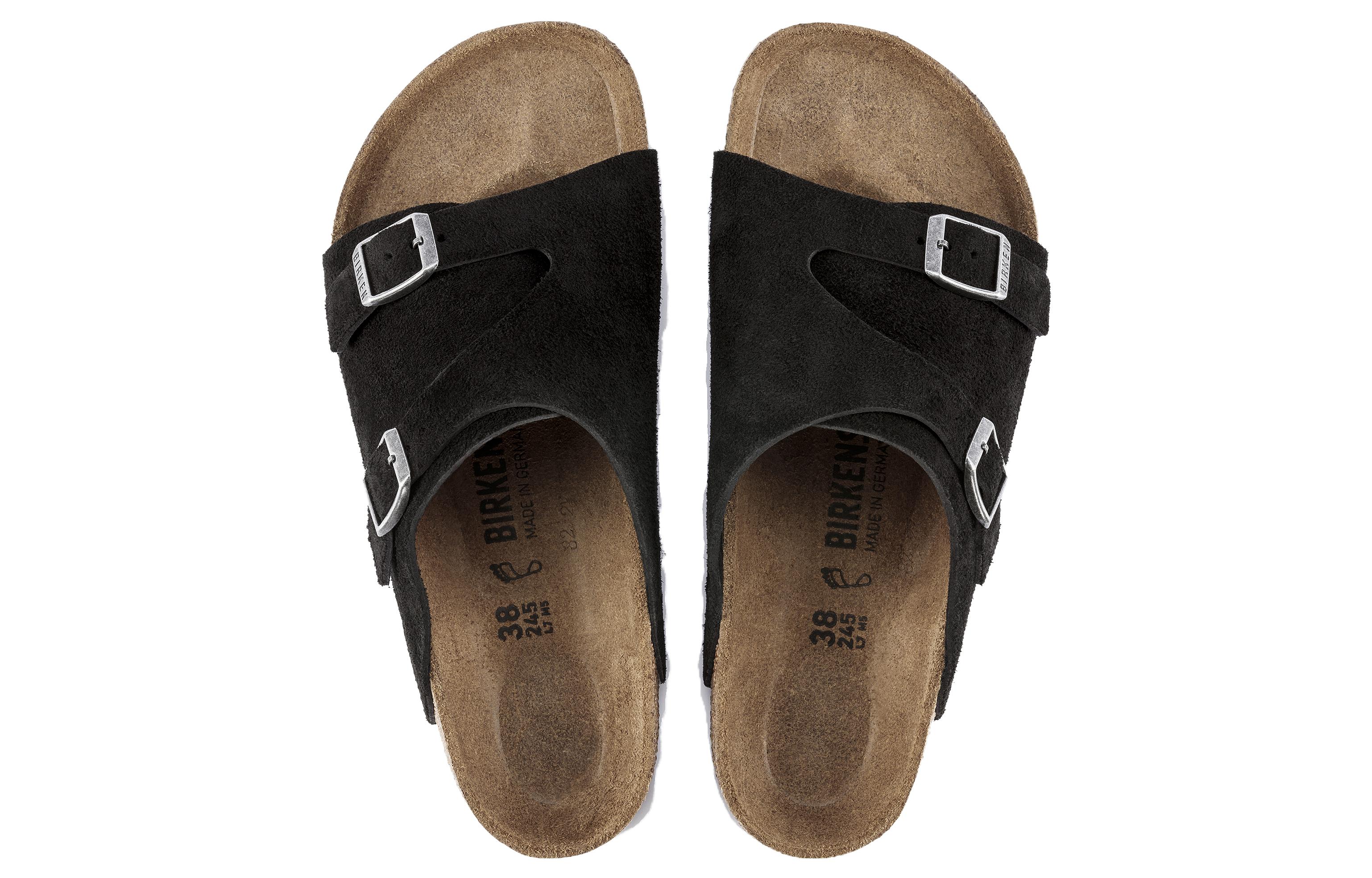 Shop ビルケンシュトック チューリッヒ スエード ブラック 1025045/1025060