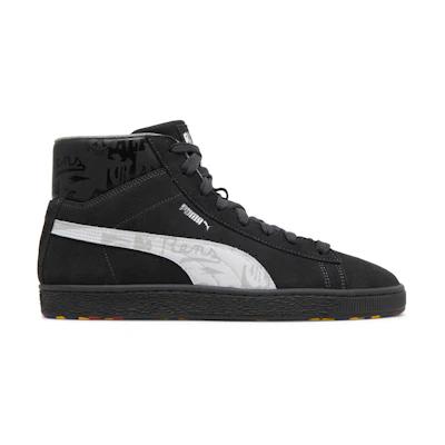 Black Fives Puma Suede High 'Black'