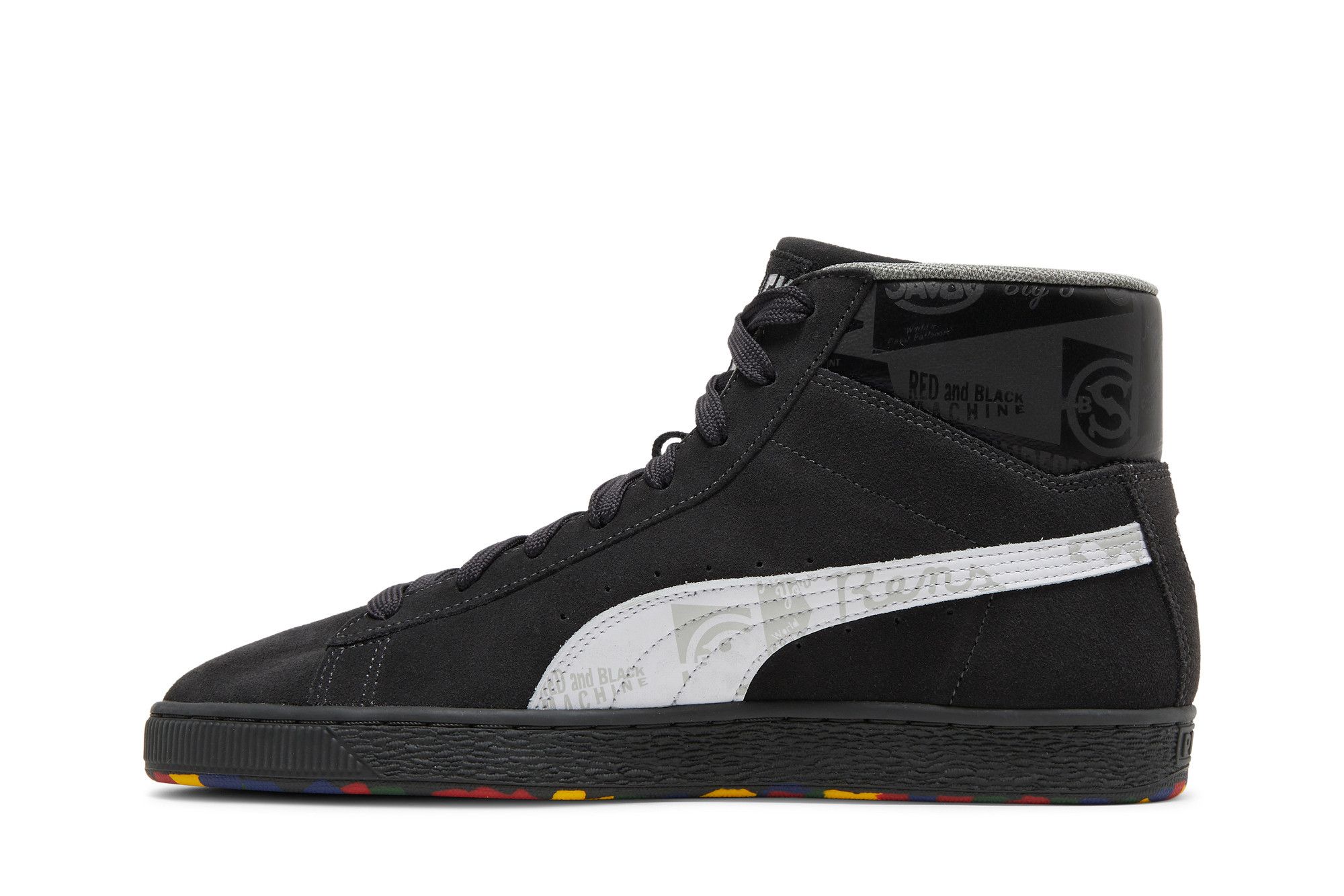 Lookbook 黑五联名版 Puma Suede 高帮“黑色” 382334-01