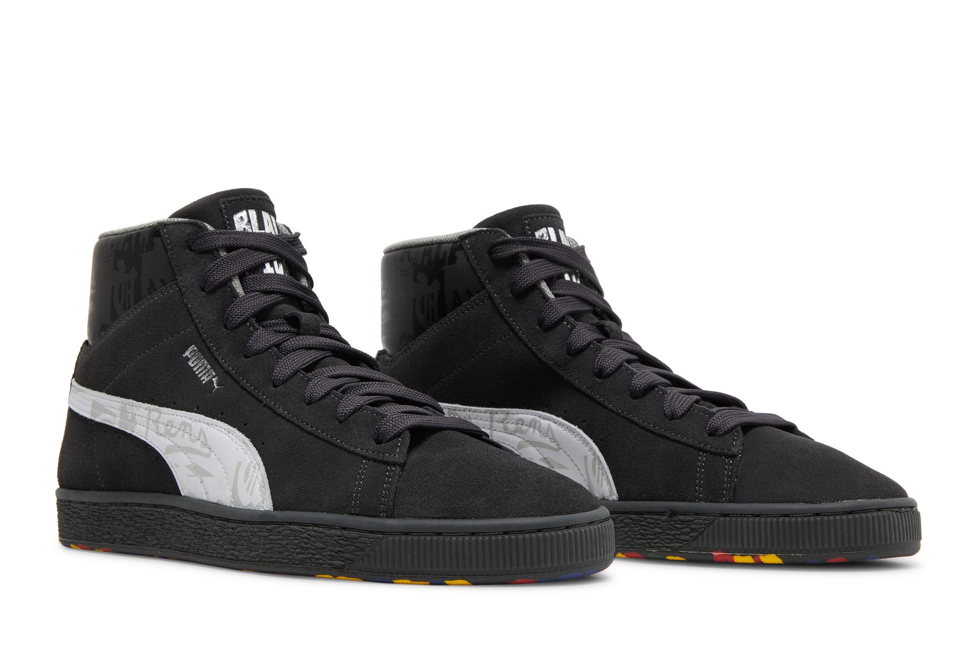Cheap 黑五联名版 Puma Suede 高帮“黑色” 382334-01