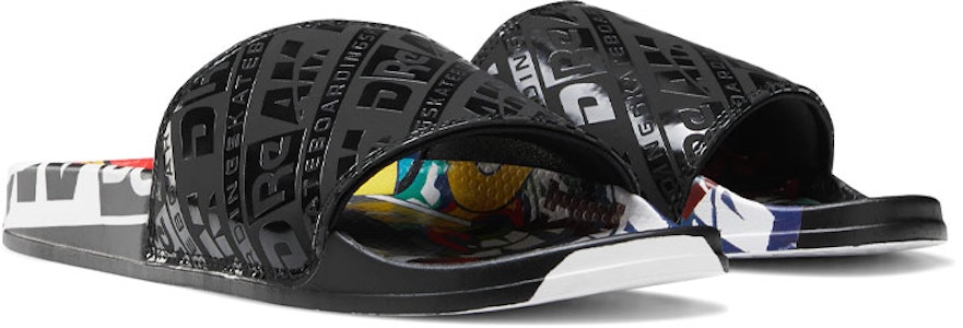 ブラックアイパッチ×リーボック クラシックスライド (黒) G55625 Lookbook ブラックアイパッチ×リーボック クラシックスライド (黒) G55625