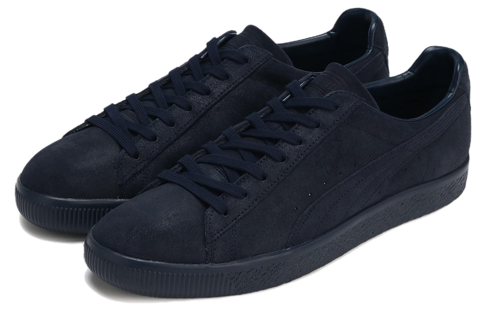 Lookbook BLUE BLUE JAPAN x Puma Clyde 'Navy' Sepatu Biru Tua 395212-01
