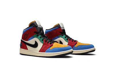 Blue The Great x Air Jordan 1 Mid 'Fearless'